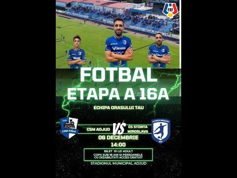 CSM Adjud - Stiinta Miroslava