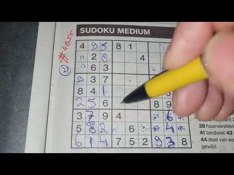 Stormy & Windy day, today. (#4055) Medium Sudoku puzzle 01-31-2022 (No Additional today)