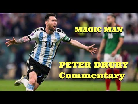 Messi the Magic Man | Goal with Peter Drury Commentary ♥️