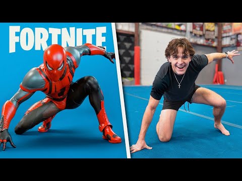 I Tried 100 Fortnite Stunts In Real Life!