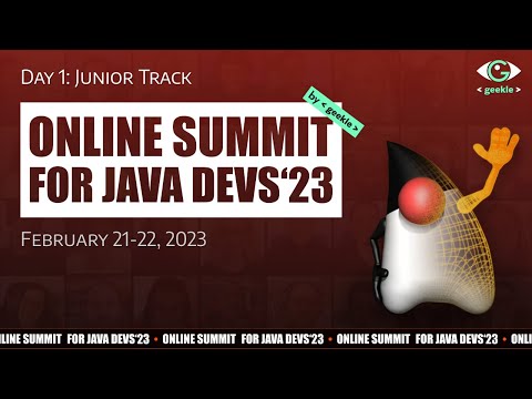 Online Summit for Java Devs'23 - Junior Track
