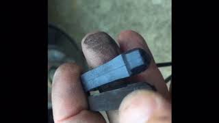 BMW E60 rear brake wear sensor replacement