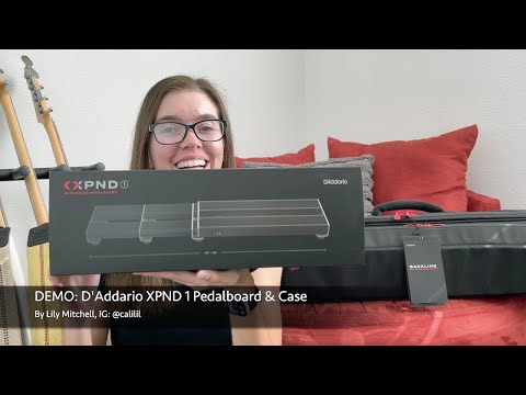 D'Addario XPND 1 Pedalboard & Backline Case DEMO