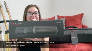 Video thumbnail for D'Addario XPND 1 Pedalboard & Backline Case DEMO by calilil