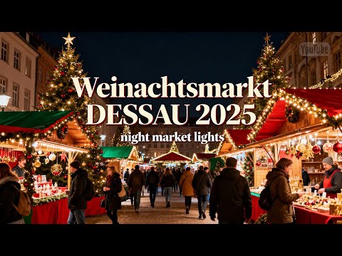 🇩🇪 Dessau Christmas Market 2025 🎄✨ | Magical Holiday Travel Tour
