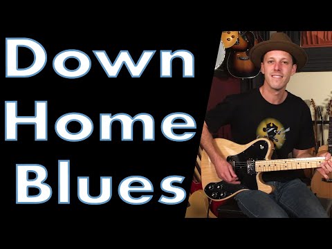 How To Play Down Home Blues On Guitar | James Cotton and Junior Wells Guitar Lesson + Tutorial