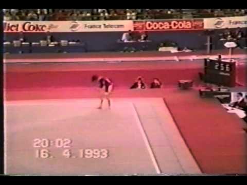 23rd AA HUN Krisztina Molnar FX   1993 World Gymnastics Championships 8 687