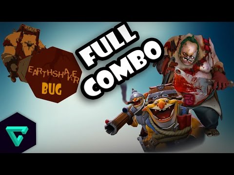 PUDGE & TECHIES COMBO + BUG EARTHSHAKER 2016 | Dota 2 | Gabbonet