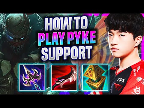 LEARN HOW TO PLAY PYKE SUPPORT LIKE A PRO! - T1 Keria Plays Pyke Support vs Rakan! | Season 2022