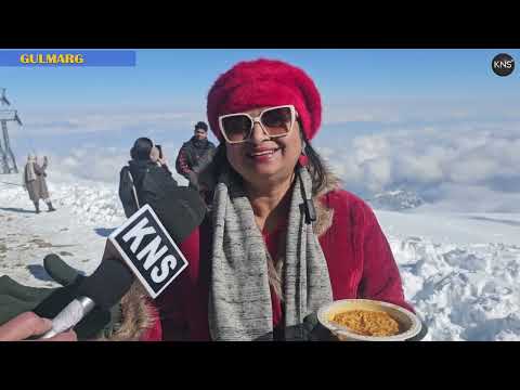 Tourists throng Gulmarg after fresh snowfall, soaking in the magical winter...