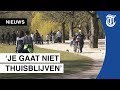 Drukte Vondelpark: ‘Hele dag thuis geeft meer stress’