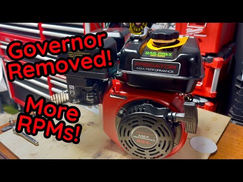 Removing The Governor On My Predator 224 Engine To Increase The RPM!