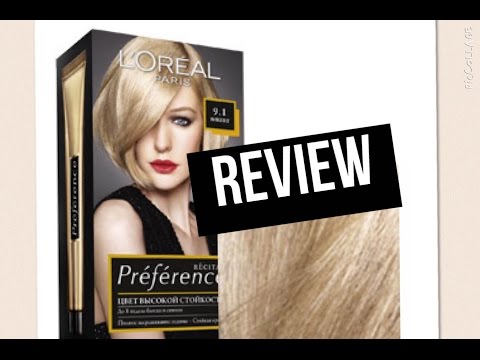 L'oreal Superior Preference 9.1 Viking Light Ash Blonde | PRODUCT REVIEW Video