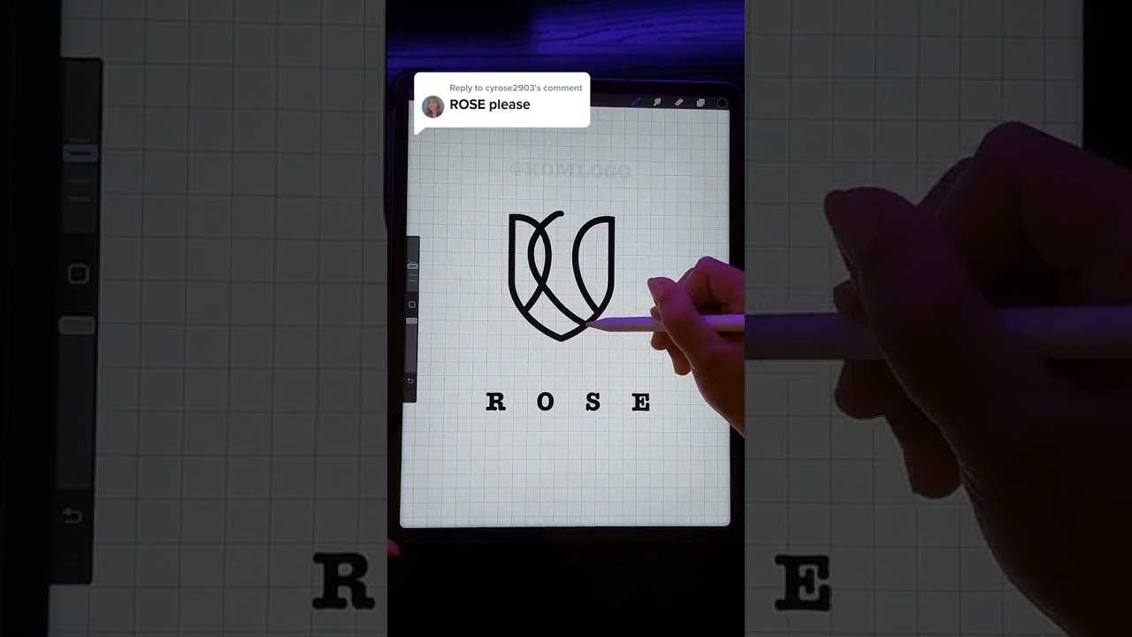 We make your logo, for Personal /Business Brand. #rose #logo #logodesign #growonyoutube #shorts