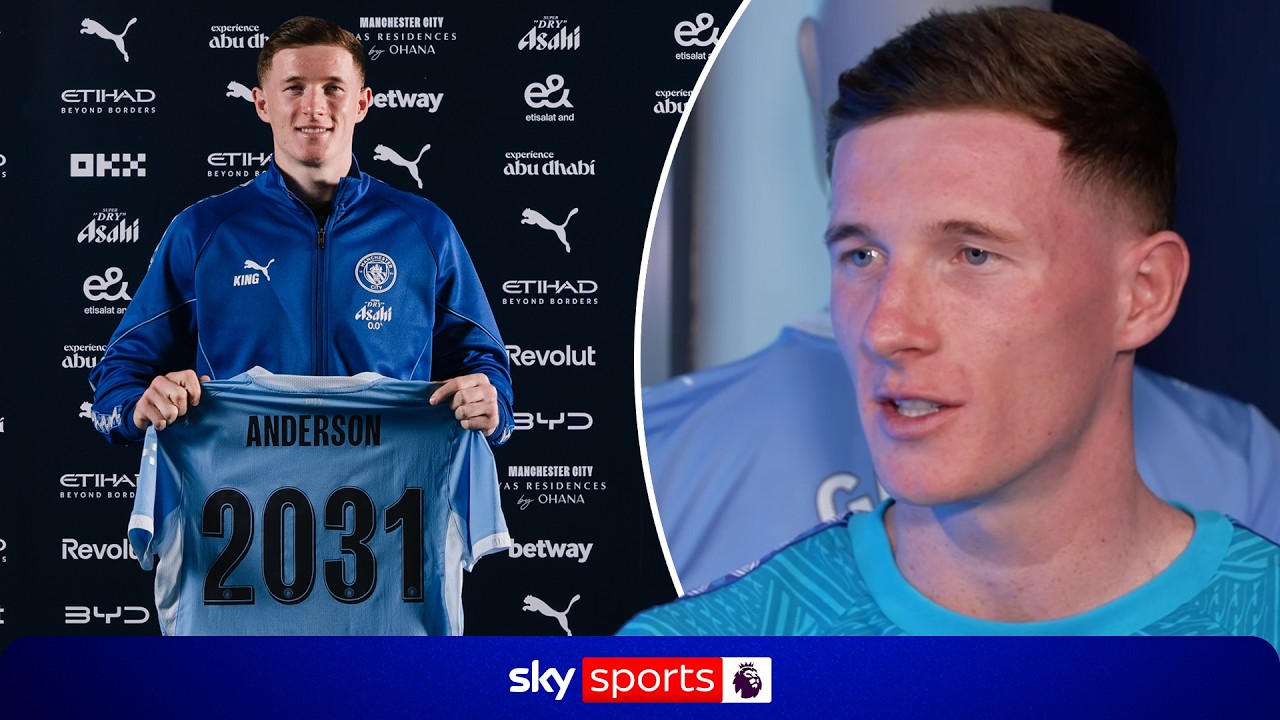 Elliot Anderson reveals why he signed for Manchester City!