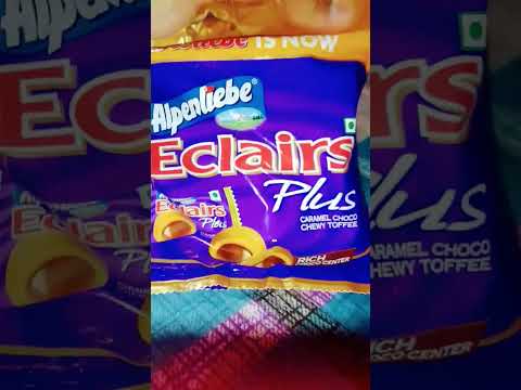 eclairs candy #chocolate  #eclair #bachpankapyar  #unboxing #crazy #crazyxyz #yummyfood