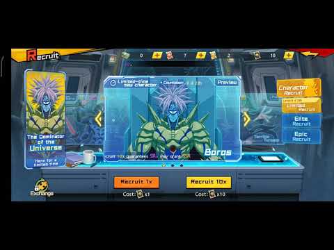 Saitama Recruiting Boros in One Punch Man: The Strongest 2200Gems=10Limited Vouchers