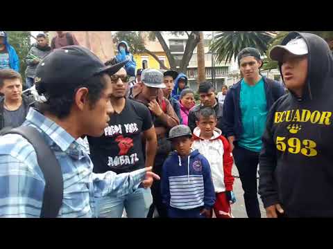 Juanito Koracha vs Potencia   Batalla de Exhibición   Parque Cevallos Ambato