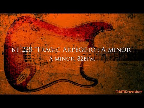 Sad Rock/Metal Ballad Backing Track in Am | BT-228