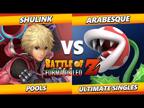 Battle of Z  - Shulink (Shulk) Vs. Arabesque (Cloud, Piranha Plant) Smash Ultimate Tournament