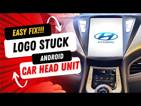 How to fix android car head unit stuck on logo loop.