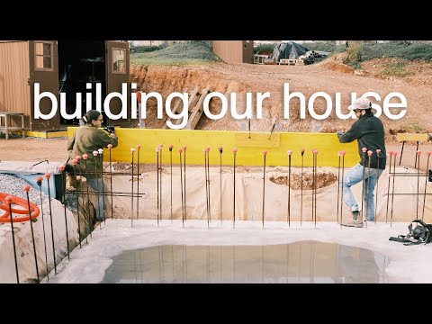 Building our House Start To Finish Ep13: Concrete Living Room PART 1