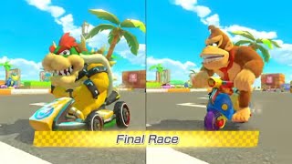 Mario Kart 8 Deluxe | Bowser Vs DonkeyKong | 2 player | 50 CC