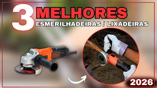 Esmerilhadeiras Lixadeiras Angulares Bem Avaliadas de 2026: Bosch, BLACK+DECKER ou The Black Tools