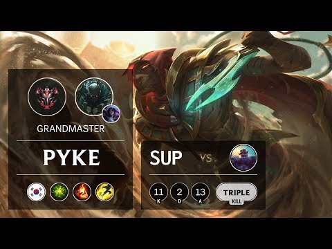 Pyke Support vs Braum - KR Grandmaster Patch 9.16