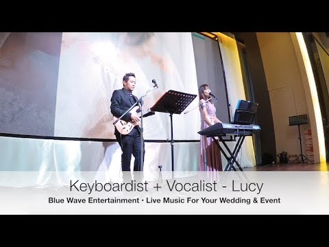 (Guitar+Keyboardist) 2pcs wedding live band Melaka/Muar [Blue Wave] - Lucy