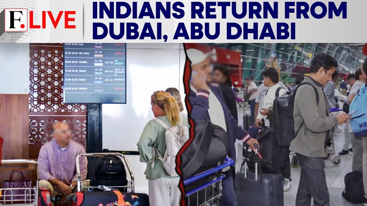Israel-Iran Conflict: Stranded Indians Return, Dubai Partially Resumes Flights | Firstpost Live