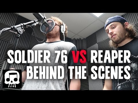 Behind the Scenes: Soldier Vs Reaper Rap Battle (Recording the Rap)