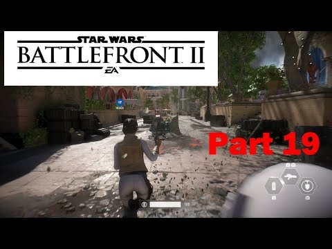 Star Wars Battlefront 2 (2017) Campaign Pt19 Leia vs Stormtroopers