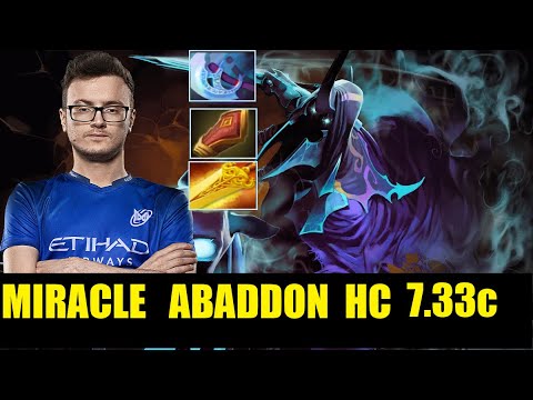 MIRACLE ABADDON HC DOTA 2 7.33c HIGH MMR GAMEPLAY