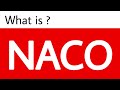NACO full form I what is naco
