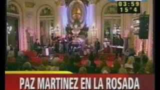 PAZ MARTINEZ   EN EL SALON BLANCO DE CASA DE GOBIERNO (14.03.08)