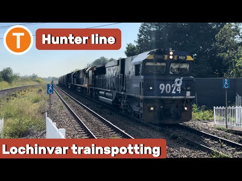 NSW trains vlog 38: Lochinvar trainspotting - The Hunter valley coal trains