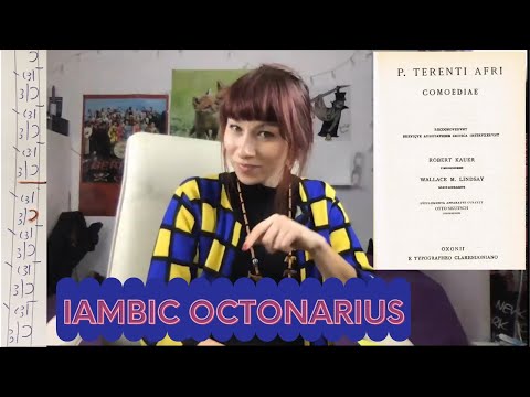 How to read Terence! Latin METRE introduction for Adelphoe, Iambic Octonarius