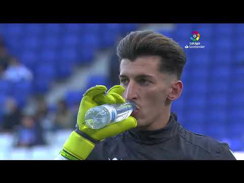 Calentamiento RCD Espanyol de Barcelona vs Levante UD