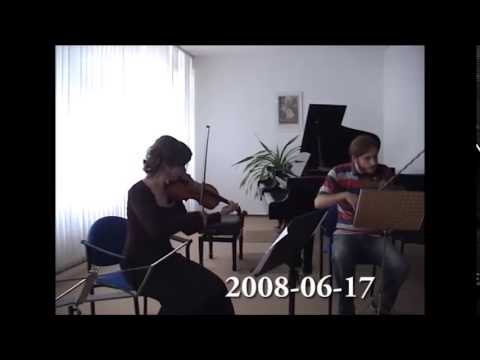 "Kto to vypovie" / "Who will say it out" by Mary Dwyn (for flute, piano and string quartet), 2008