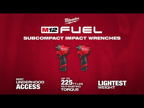 M12 FUEL™ 1/4" & 3/8" Subcompact Impact Wrench w/ Friction Ring | 3048 & 3049