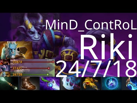 MinD_ContRoL carry Riki vs Windranger, Batrider, Phantom Lancer - search for PL - dota2
