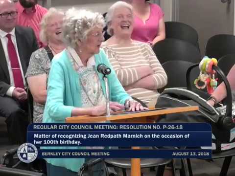 Berkley City Council Meeting - August 13, 2018