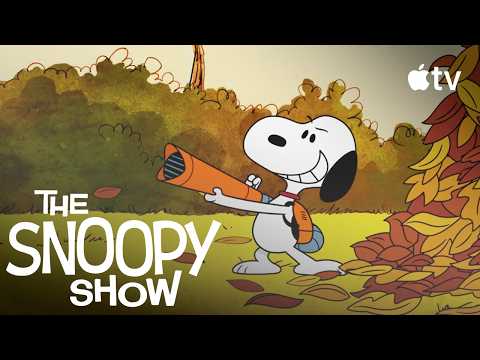史努比化身吹葉機！| 史努比 show 精彩片段 | Apple TV (Snoopy the Leaf Blower! |  The Snoopy Show Clip |  Apple TV)