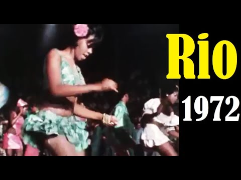 Filme muito raro dos desfiles das escolas de samba do Rio de Janeiro em 1972