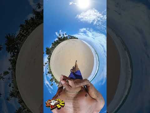 REPÓRTER FAVELA ROLÊ NA PRAIA DO FORTE NA BAHIA EM 360 SE LIGA AÍ MANO