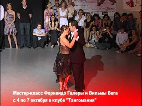 Fernando Galera  and  Vilma Fabiana Vega  are  dancing  at  White Nights tango festival  in  2011