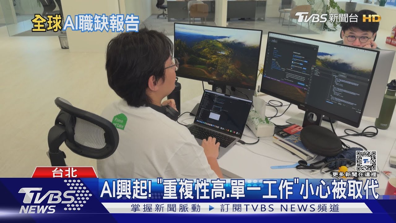 AI興起改變產業! 上班族憂心被取代