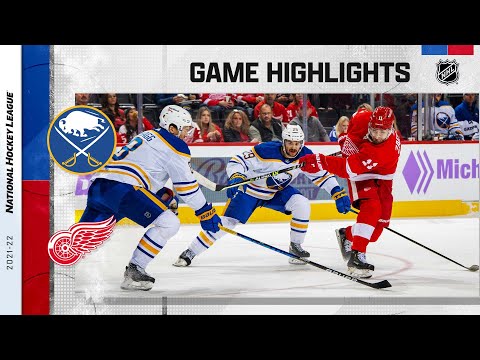 Sabres @ Red Wings 11/27/21 | NHL Highlights