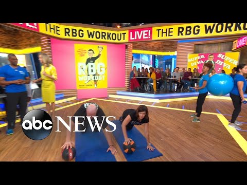 Ruth Bader Ginsburg's trainer shows you how to work out like a Supreme Court justice